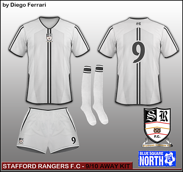 Stafford Rangers - 9/10 Home kit 