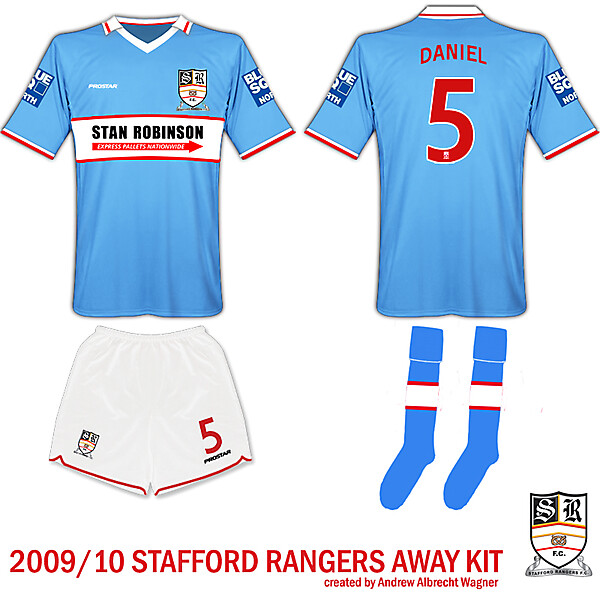 Stafford Rangers Away Kit