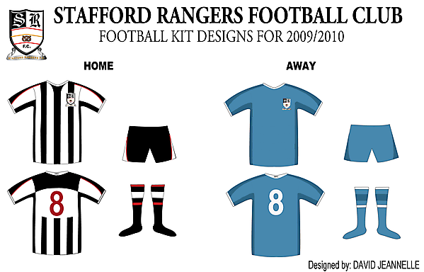 Stafford Rangers FC Kits 2009/2010