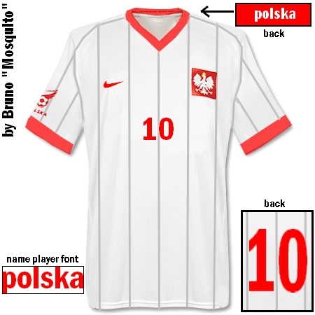 Poland Home Shirt made by Nike