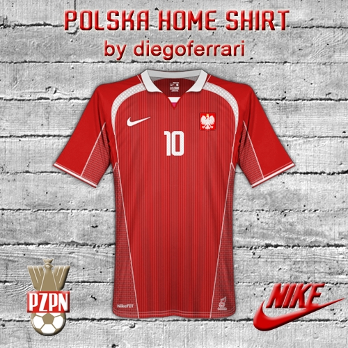Polska Home Shirt by diegoferrari