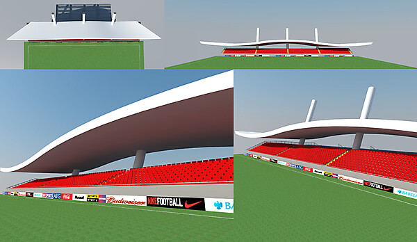 1.200 seater stadium