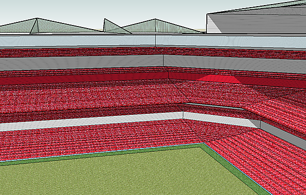 Football Stadium Design 1 (Angle 2)