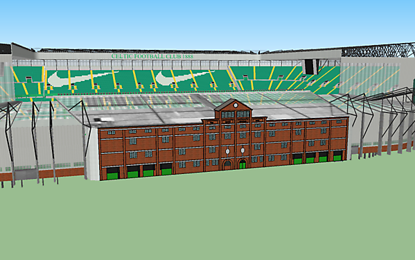 Celtic Park with Archibald Leitch Facade