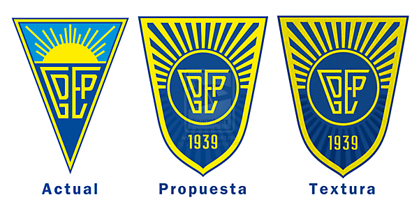 G. D. Estoril Praia Badge for FH Logo Designs