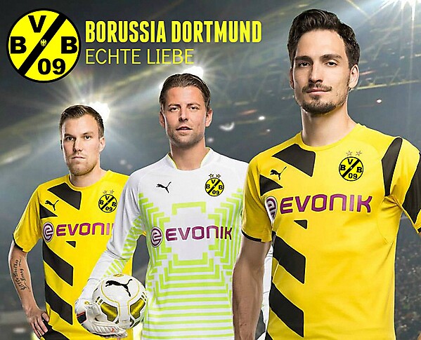 Borussia Dortmund Crest Modled by team