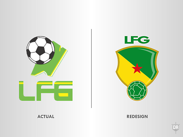 French Guiana Football Team Crest Redesign