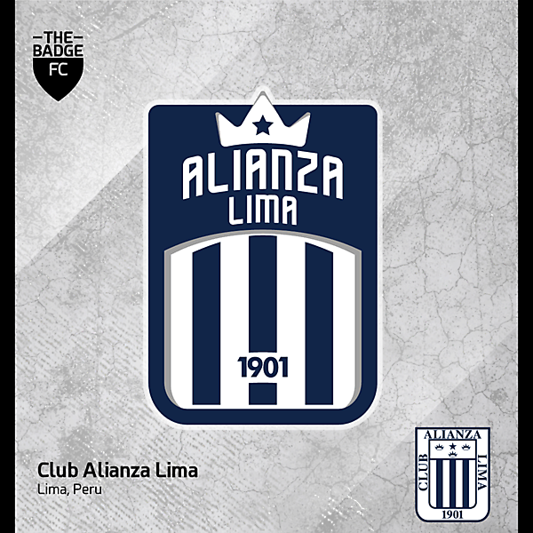 Alianza Lima Badge Redesign