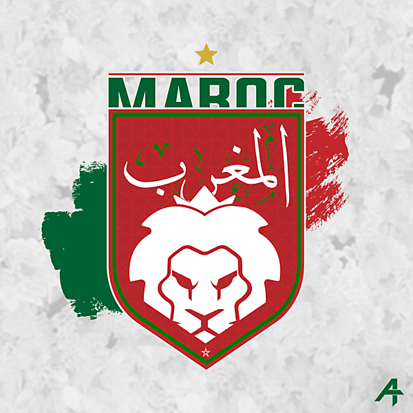 Morocco team logo redesign
