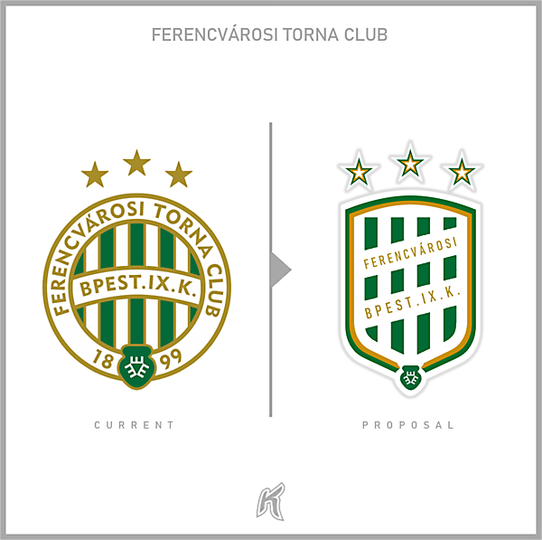 Ferencvaros TC Logo Redesign