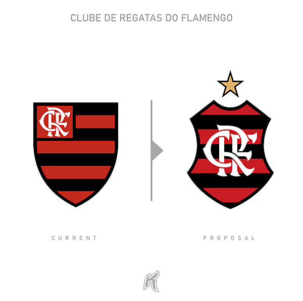 CR Flamengo Logo Redesign