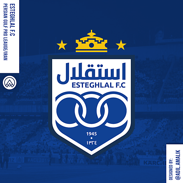 Esteghlal F.C crest redesign