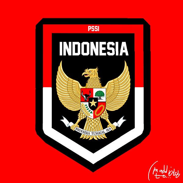 Indonesia Football Team // Crest Redesign