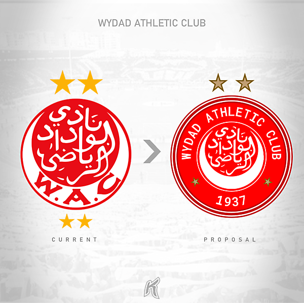 Wydad Athletic Club Logo Redesign