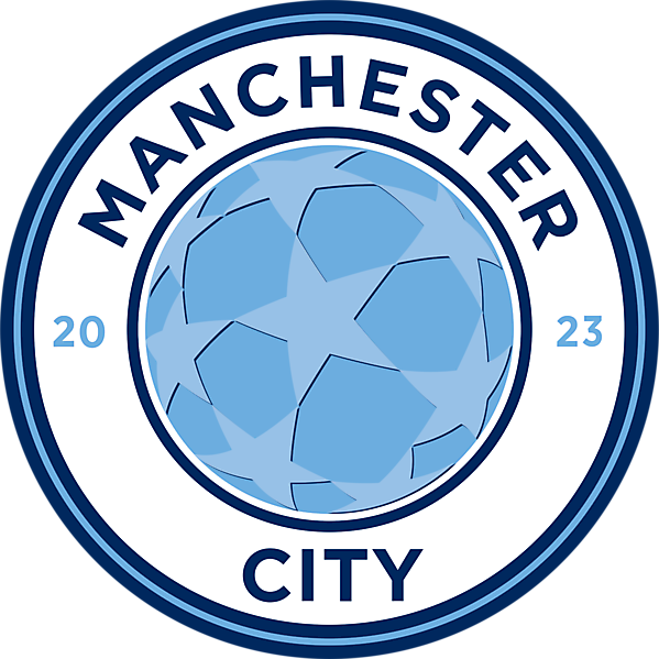 Man City Logo Concept Champions League Version