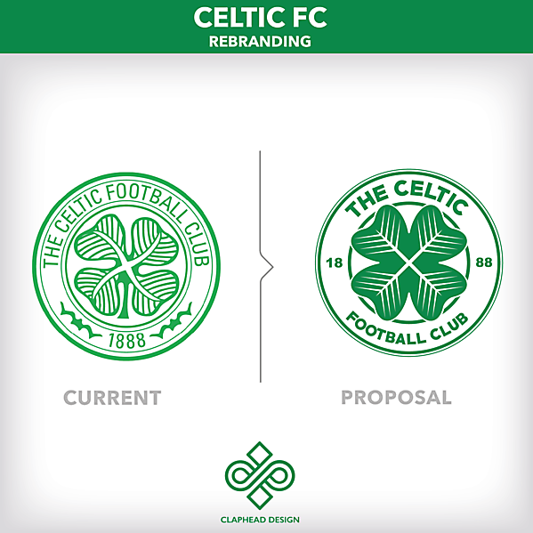 CELTIC FC REBRANDING - CLAPHEAD DESIGN