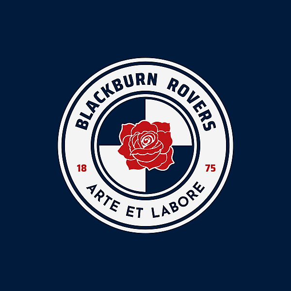 Blackburn Rovers – Red Rose Heritage Crest (England)