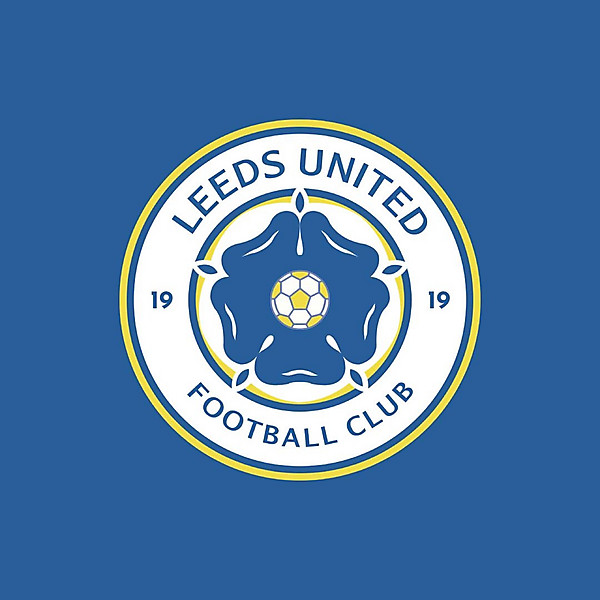 Leeds United – White Rose Shield Crest (England)