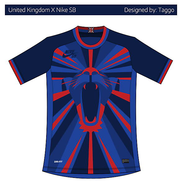 United Kingdom X Nike SB home kit