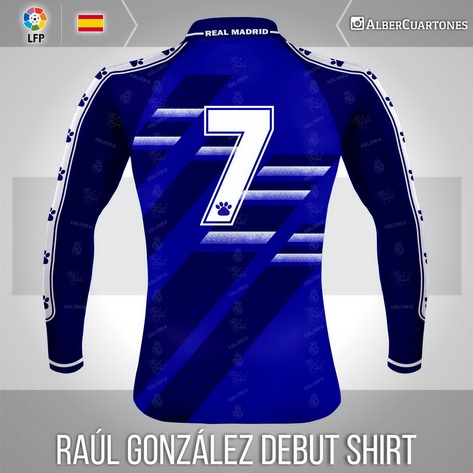 Raúl González Debut Shirt  (Nov - 29 - 1994)