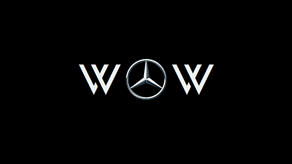 Mercedes Benz sponsor shoulder patch  " WOW " proposal. 