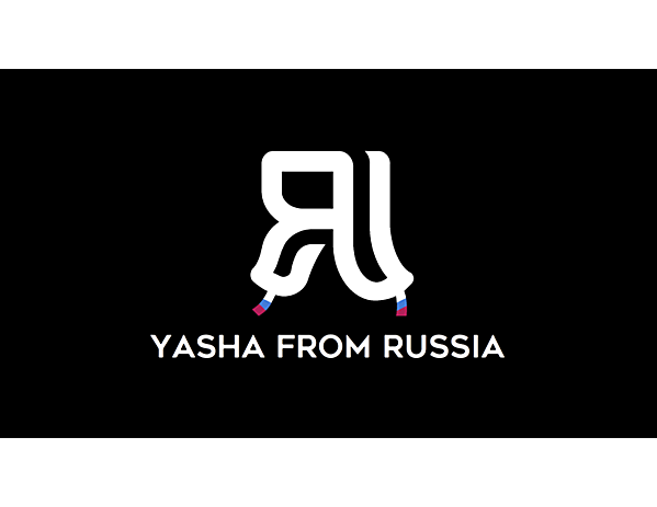 Yasha from Russia sponsor logo concept.