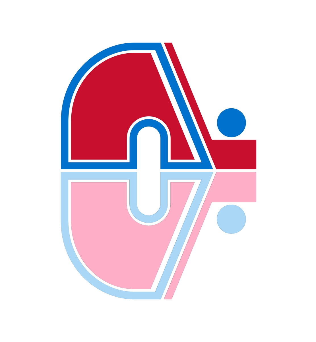 Quebec Nordiques time reflection logo update .