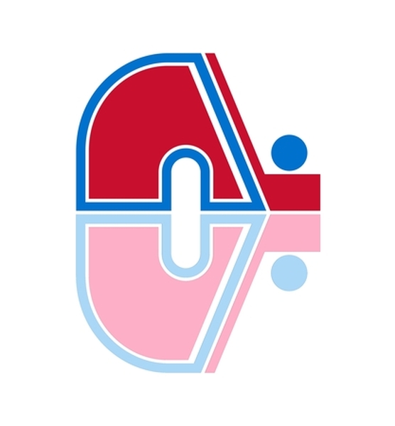Quebec Nordiques time reflection logo update .
