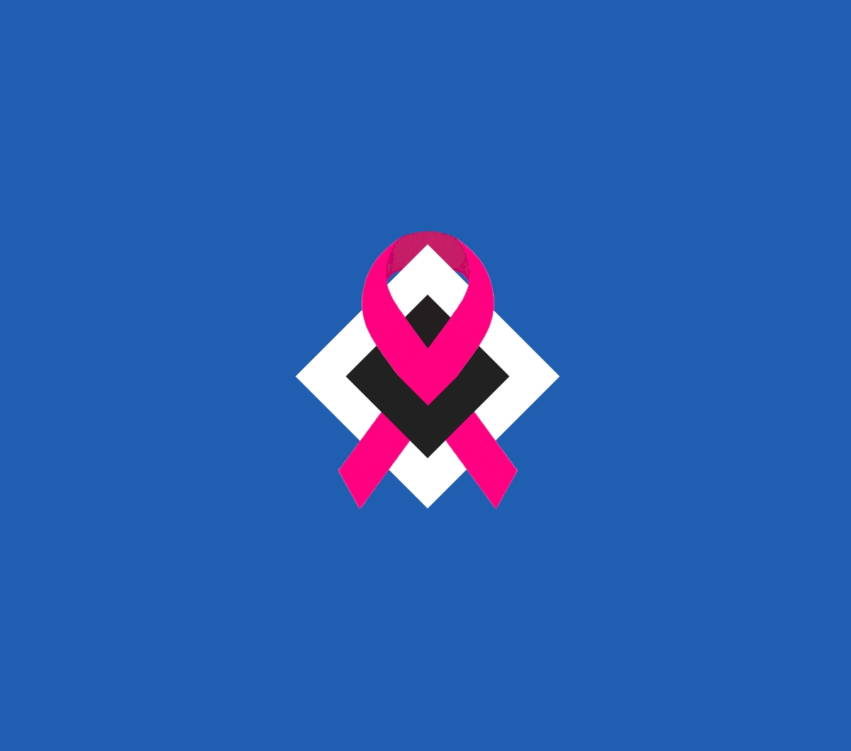 Pink October Hamburger SV breast cancer awareness logo , my path , my way , my vision .