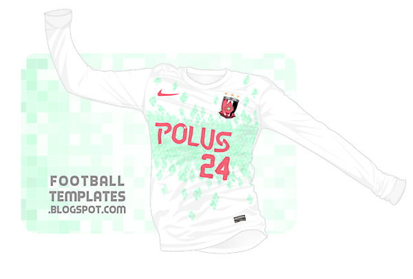 Nike Urawa Red Diamonds Away Shirt : In-Action Version