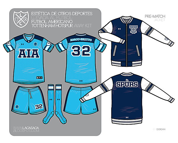 Tottenham American Football Styled (Away kit)