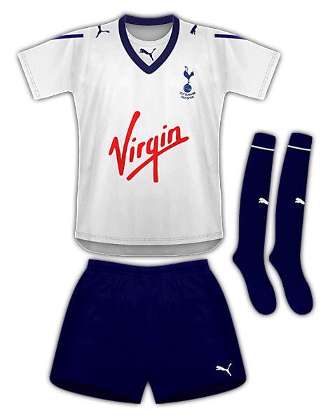 Tottenham Hotspur Home Kit 09/11