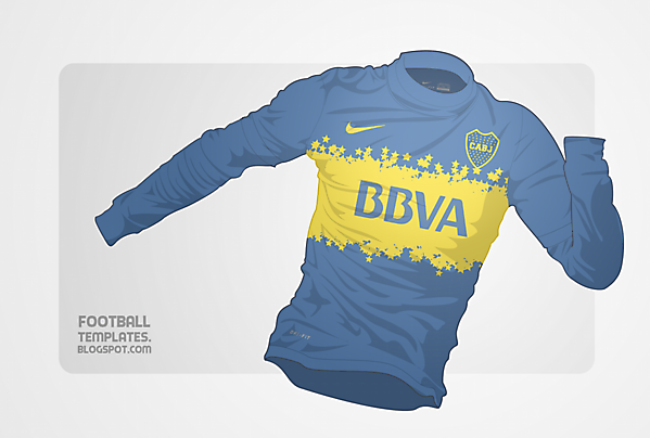 2014 Boca Juniors Nike Home Shirt