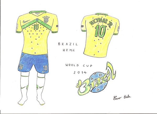 Brazil World Cup home concept