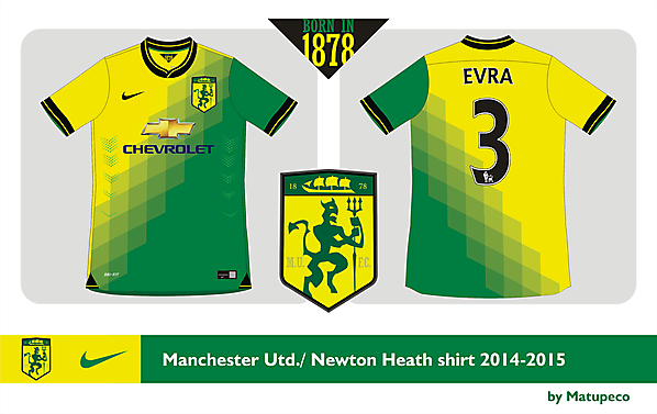 Manchester United / Newton Heath shirt 2014 2015