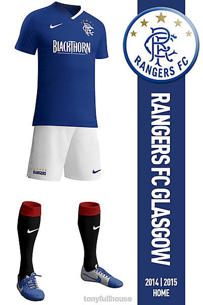 Rangers FC Glasgow 2014-2015 Home