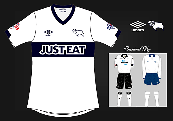 Derby County home 14/15 by umbro