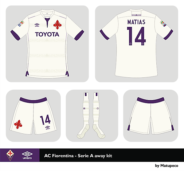 AC Fiorentina away kit Serie A