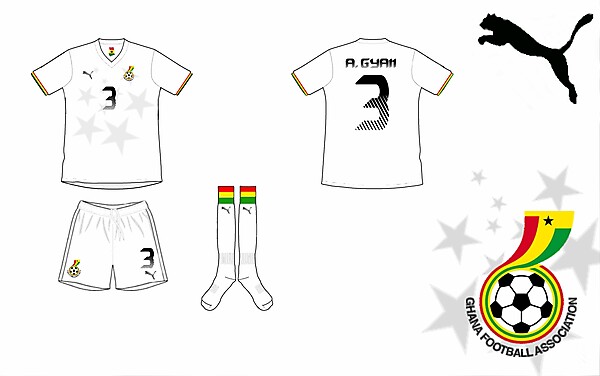 WC Kits Competition - Ghana Home Kit