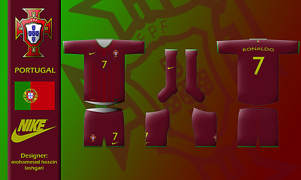 PORTUGAL - Home Kit By Nike