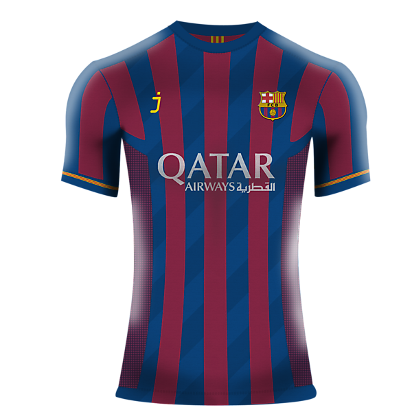 Barcelona Home Shirt by J-sports