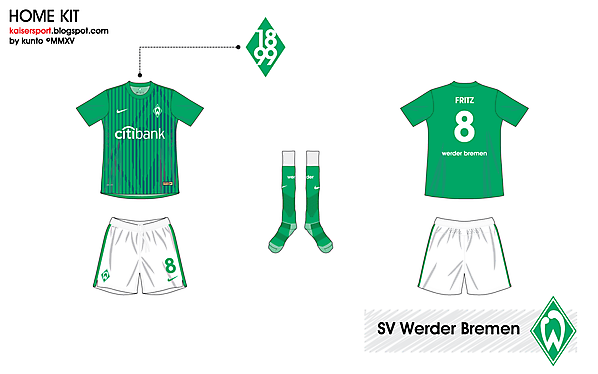 werder bremen home 2015