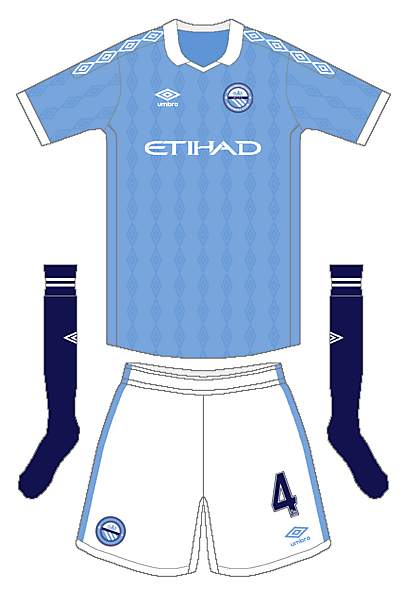 Manchester City Umbro Home Kit