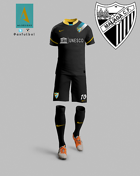 Malaga CF Away nike kit