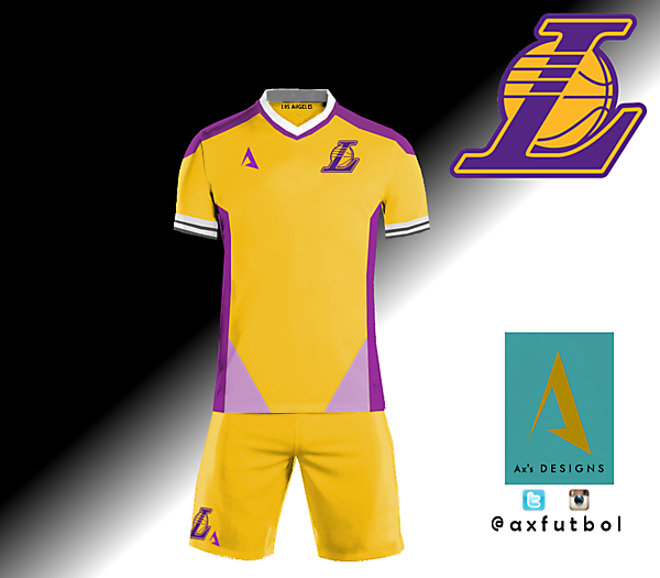 Los Angeles Lakers football kit concept