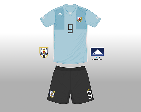 Uruguay Football Team kit's design