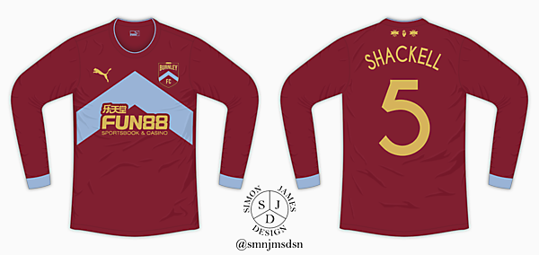 Burnley FC Home Shirt - Rebrand