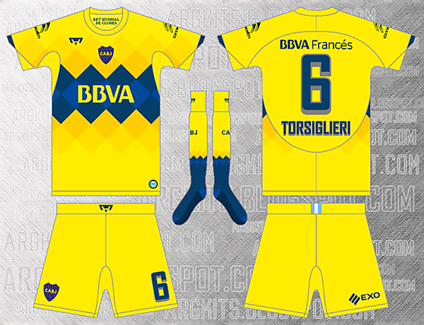 Boca Juniors - Away fantasy kit