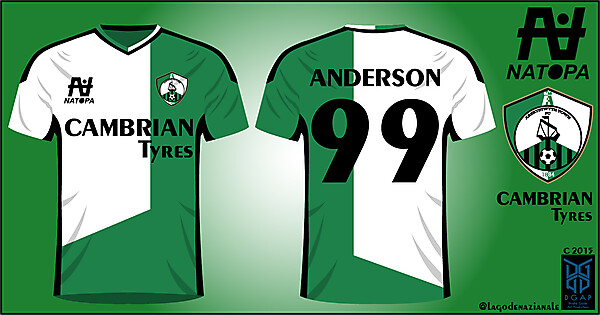 Aberystwythtown FC Fantasy Kit and Logo Design