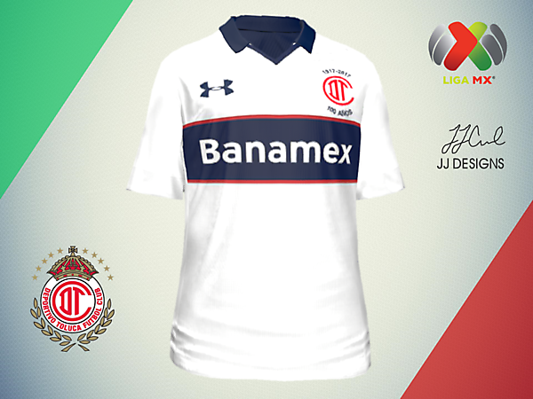 LIGA MX CONCEPTS-Toluca Away (100th Anniversary)